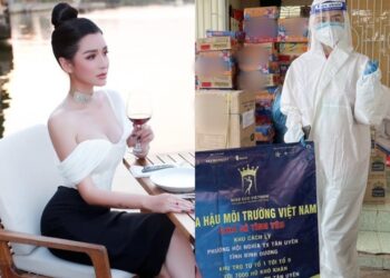 Vicky Chow cùng BTC “Hoa hậu Môi trường Việt Nam” hỗ trợ 7000 hộ dân Bình Dương khó khăn vì dịch bệnh