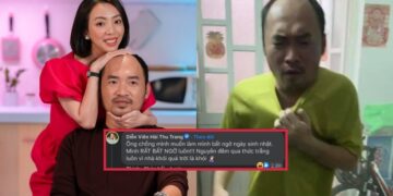 Tổ chức sinh nhật bất ngờ cho vợ, Tiến Luật suýt làm cháy nhà, Thu Trang và con chạy tán loạn