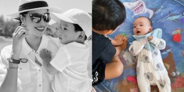 Hoa hậu Phạm Hương công khai cận mặt con trai thứ 2 sau 2 tháng sinh