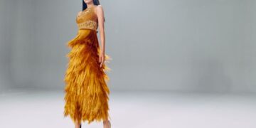 Á hậu Kim Duyên đưa áo bà ba vào hình hiệu Road To Miss Universe 2021