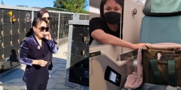 Việt Hương vừa mang hài cốt Phi Nhung về Mỹ, lập tức đến thăm mộ Chí Tài