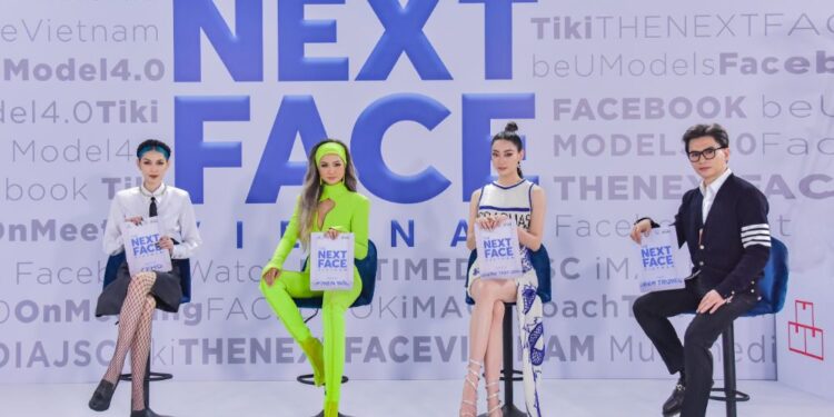 Hoa hậu H’Hen Niê, Hoa hậu Lương Thùy Linh, Topmodel TyhD, cùng Host Nam Trung.