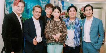 Dàn sao Việt đến chúc mừng Hùng Thuận khai trương văn phòng Bất động sản