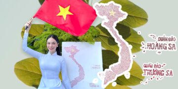 Sau Lan Khuê, Hoàng Hương Ly là người đẹp thứ hai đưa bản đồ Hoàng Sa ra quốc tế