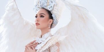 Lộ diện bộ quốc phục Hoàng Hương Ly mang đến Hoa hậu Du lịch Quốc tế 2021