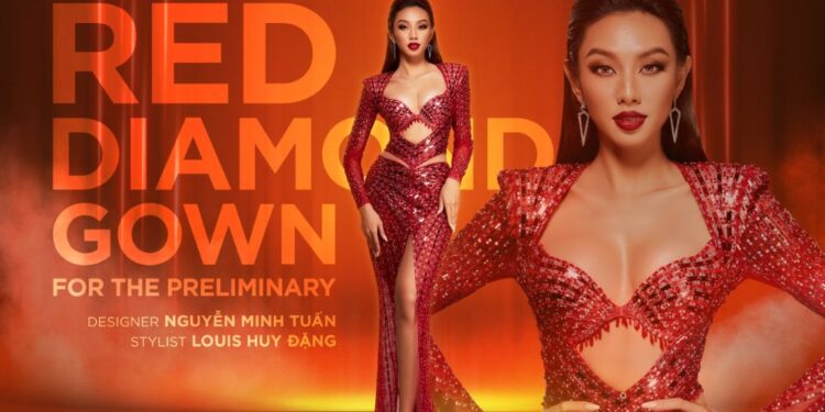 Chính thức công bố đầm dạ hội sẽ xuất hiện cùng Thùy Tiên tại đêm Bán kết Miss Grand International 2021