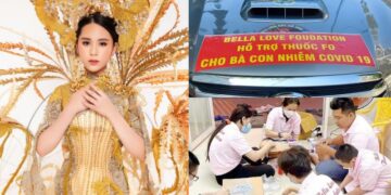 Hoa hậu Bella Vũ bận rộn thi “Miss Eco International” tại Ai Cập vẫn không quên trích tiền thưởng ủng hộ 2000 phần thuốc cho F0