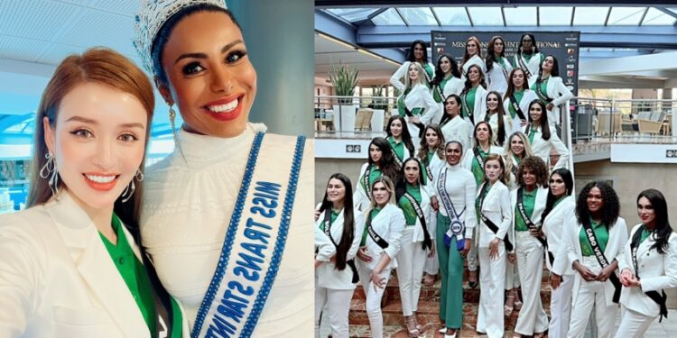 Vicky Chow nổi bật trong buổi chụp ảnh đầu tiên cùng dàn thí sinh “Miss Trans Star International”