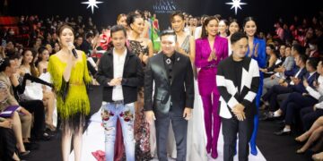 HAI MENTOR: MÂU THỦY – KIM DUYÊN LÀM VEDETTE, “ĐỐT CHÁY”SÂN KHẤU VINAWOMAN FASHION SHOW