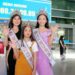Hoa hậu Nguyễn Như Quỳnh, Phương Nga và Phùng Hiểu Anh trở về nước trong vòng tay yêu thương của người hâm mộ