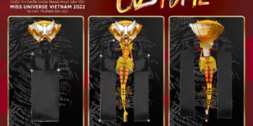 Ấn tượng các bài thi của sinh viên đến từ 06 trường Đại học cho Cuộc thi thiết kế trang phục dân tộc cho Hoa hậu Hoàn vũ Việt Nam 2022