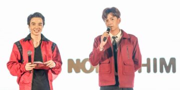 Cara, JSol diện trang phục đỏ rực tham dự sự kiện ra mắt Mì Shin Xào