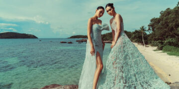 Diệp Bảo Ngọc, Đào Thị Hà lộng lẫy trong váy cưới của NTK Hoàng Hải