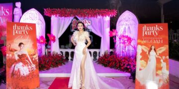 Hoa hậu Lý Kim Ngân quyến rũ trong sắc trắng tinh khôi của NTK Tommy Nguyễn