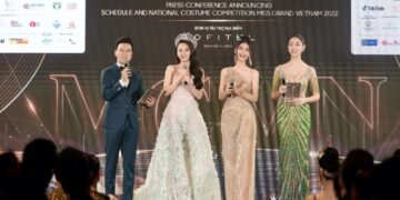 Dàn Hoa, Á  hậu đình đám lộng lẫy trong buổi công bố lịch trình và phần thi Trang phục dân tộc Miss Grand Vietnam 