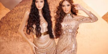 HÓA THÂN THÀNH NỮ HOÀNG AI CẬP CÙNG Á HẬU BẢO NGỌC VÀ ĐƯƠNG KIM MISS INTERCONTINENTAL 2021