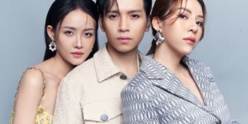 Bạch Công Khanh tung bộ ảnh “tình tay ba” với Trương Mỹ Nhân và Ngô Phương Anh