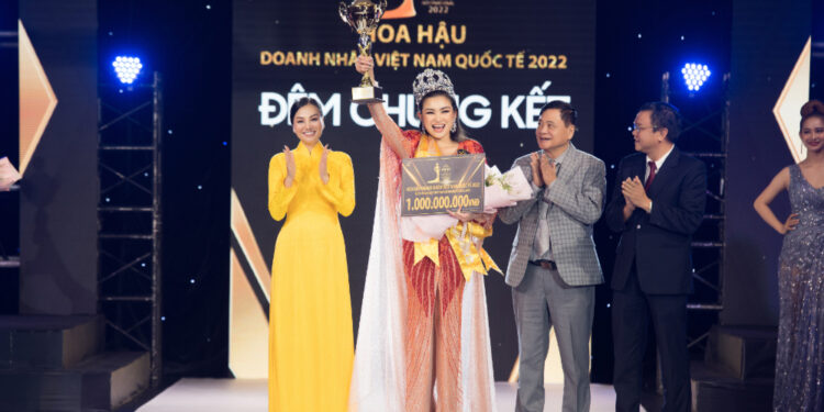 Nhan sắc rạng rỡ của Tân Hoa hậu Doanh nhân Việt Nam Quốc tế 2022 Diễm My