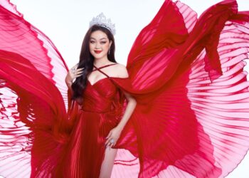 Vừa đăng quang, Hoa hậu Hoàng Thanh Nga làm giám khảo cuộc thi Hoa hậu Qúy bà Việt Nam 2022