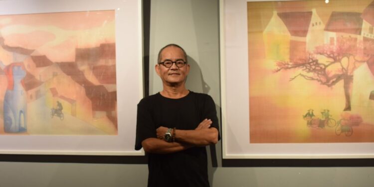 Họa sĩ Nguyễn Trọng Dũng và những “Hoài niệm lụa là”