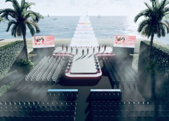 Đêm thi Best In Swimsuit: Đạo diễn Hoàng Nhật Nam mang sân khấu “khủng” ra đảo 