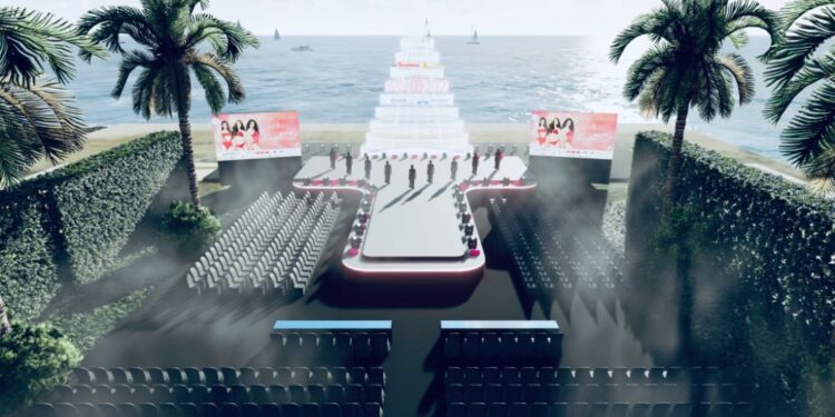 Đêm thi Best In Swimsuit: Đạo diễn Hoàng Nhật Nam mang sân khấu “khủng” ra đảo