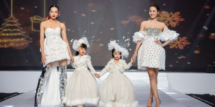 Hoa hậu Đoàn Thu Thuỷ, Kiều Ngân cùng các em nhỏ gợi ý xu hướng thời trang mùa đông