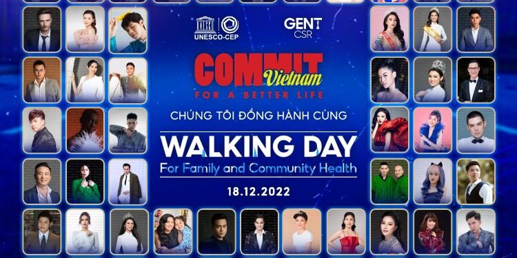 Dàn Nghệ sỹ danh tiếng Việt tham gia Ngày Hội Đi Bộ Vì Sức Khỏe Gia Đình và Cộng Đồng