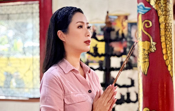 NSƯT Trịnh Kim Chi dành hơn 200 triệu giúp chùa Nghệ Sĩ có diện mạo mới