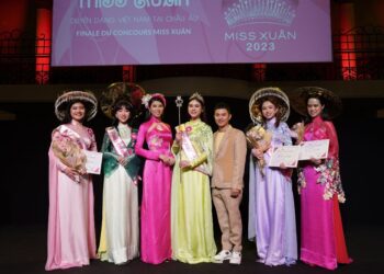 Lê Vũ Thục Anh lộng lẫy đăng quang Miss Xuân 2023 trong Áo dài Ngô Nhật Huy