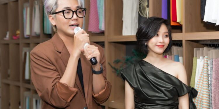 MC Liêu Hà Trinh xúc động khi nghe doanh nhân Lệ Hằng muốn làm “sống lại” lụa Lãnh Mỹ A