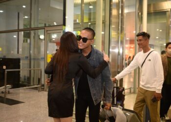 Hoa hậu Phan Kim Oanh ra tận sân bay đón Chủ tịch Mrs Grand International