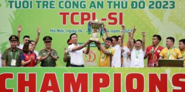 FC Cụm 9 đoạt chức Vô địch giải bóng đá 7 người Tuổi trẻ Công an Thủ đô lần thứ Nhất