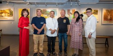 Họa sĩ Lâm Đức Mạnh vẽ để tìm “Ngày bình yên”