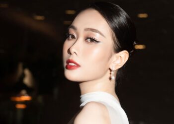 Hoa hậu Ban Mai nổi bật tại lễ công bố ba cuộc thi nhan sắc mới