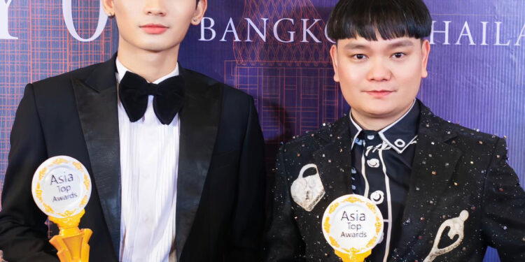 Trịnh Tú Trung và Wonbi Minh Quân xuất sắc nhận giải thưởng Quốc tế Asia Top Awards 2023
