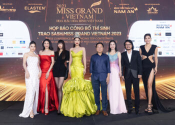 Trao sash cho các thí sinh vòng Chung kết toàn quốc Miss Grand Vietnam – Hoa hậu Hòa bình Việt Nam 2023