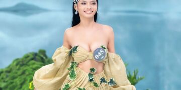 Trang phục tái chế độc đáo của thí sinh Miss Earth Việt Nam 2023