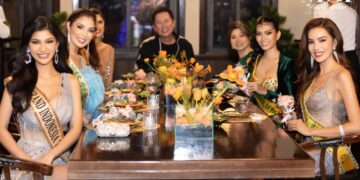 Miss Grand International ngày 2: Top 5 ấn tượng ăn tối, thí sinh bối rối khi dùng đũa