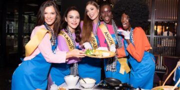 Miss Grand International 2023 quảng bá áo bà ba, áo dài gấm, làm bánh xèo và nghe nhã nhạc cung đình tại Huế