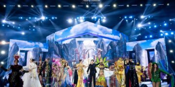 Hàng loạt bộ Quốc phục hoành tráng lộ diện trên sân khấu National Costume của Miss Grand International