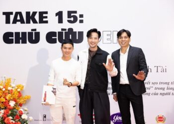 Diễn viên Đoàn Minh Tài ngập tràn hạnh phúc trong ngày ra mắt sách “Take 15 Chú Cừu Đen”   