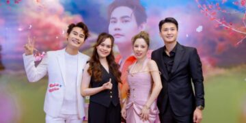 Huỳnh Anh, Bạch Lan Phương, Nguyễn Văn Chung, Trang Nhung và dàn sao đến chúc mừng MC Hồng Phúc ra MV mới