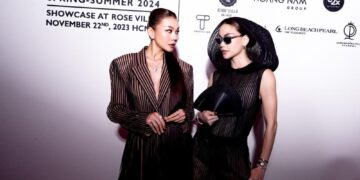 Cả V-Biz đổ bộ “ đóa hồng đỉnh lưu “ check-in thảm đỏ show diễn Công Trí 2024