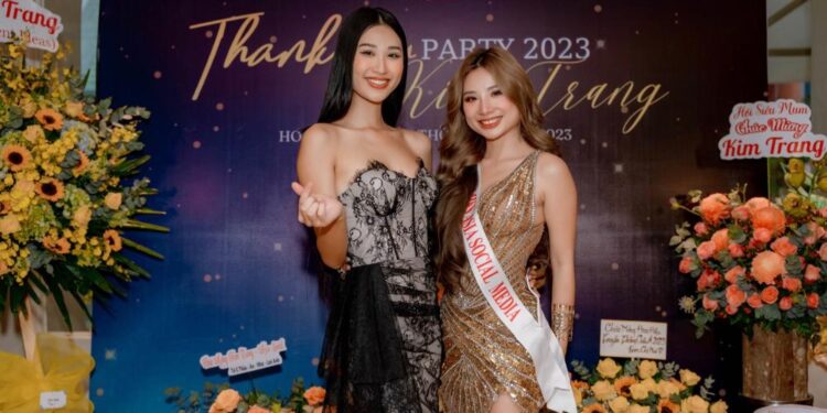 Thanh Khoa, Phạm Thư hội ngộ mừng Hoa hậu Truyền Thông Châu Á Kim Trang