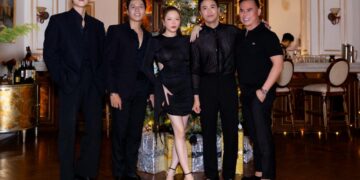 Phương Lan mới cưới trốn chồng đi tiệc Giáng sinh của Lý Nhã Kỳ