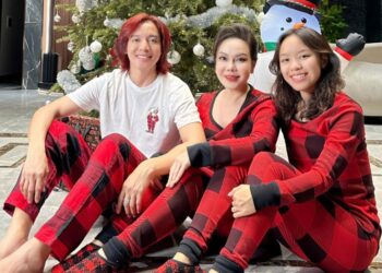 Bộ ảnh Giáng sinh ấm áp của gia đình Việt Hương – Hoài Phương