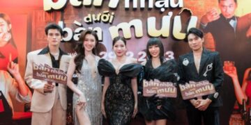 Dàn “Chị Đẹp” Lan Ngọc, Diệp Lâm Anh, Hương Ly, Huyền Baby, Lynk Lee, Mlee  hội tụ trên thảm đỏ Trên Bàn Nhậu Dưới Bàn Mưu