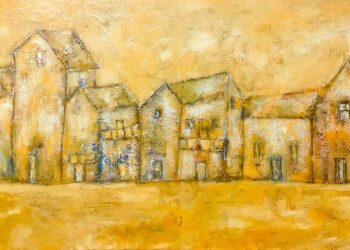 Hoàng Đăng Khanh kể chuyện cuộc đời qua bức tranh “Tiếng thì thầm của phố” tại J Art Space”