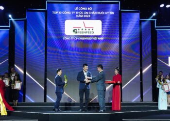 GREENFEED Việt Nam liên tiếp đạt Top 5 Công ty thức ăn chăn nuôi uy tín